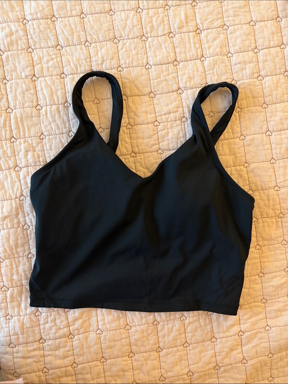 Women's Black V-Neck Bralette - Brand Unspecified
